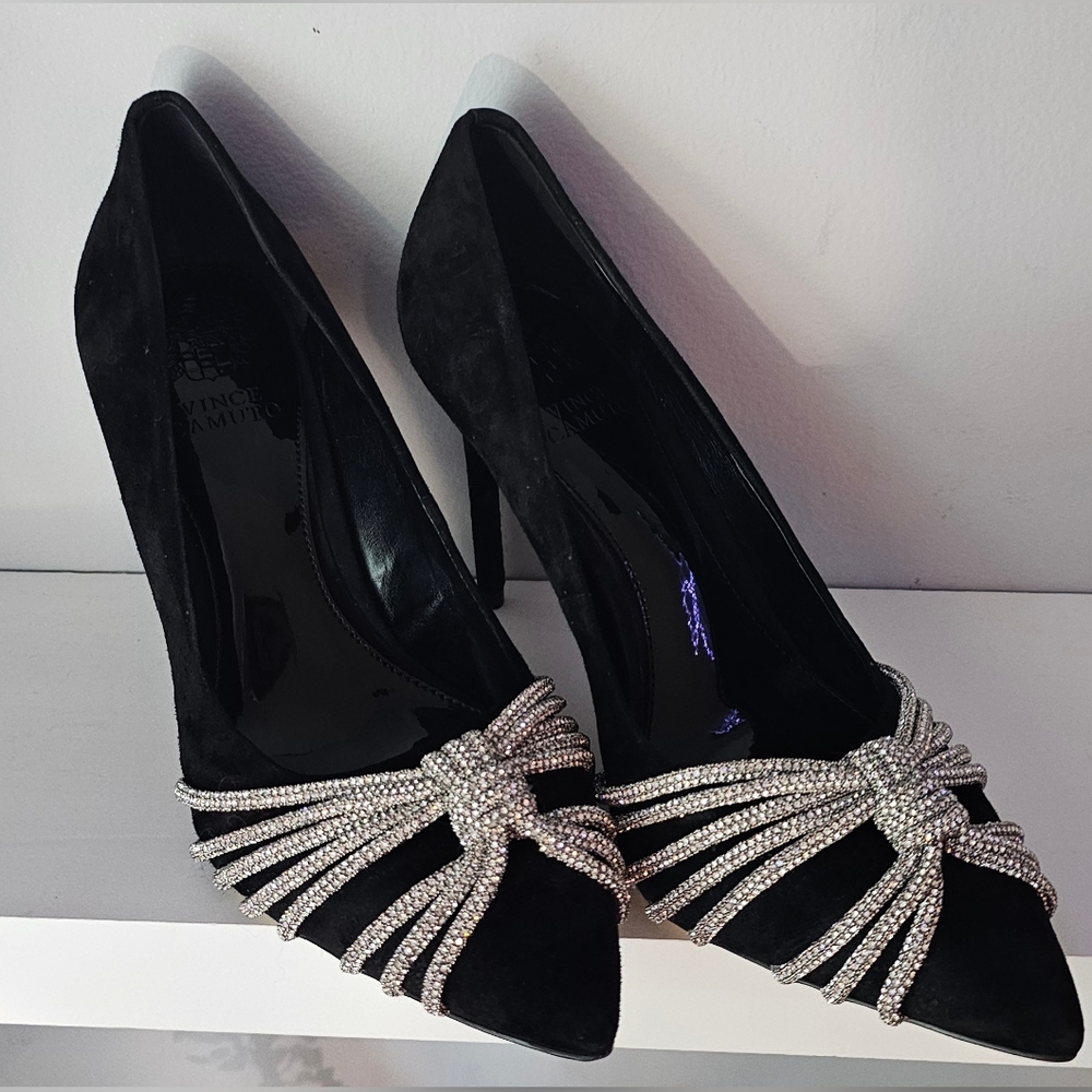 Vince Camuto- New Luxury Black Heels - Picture 2 of 5